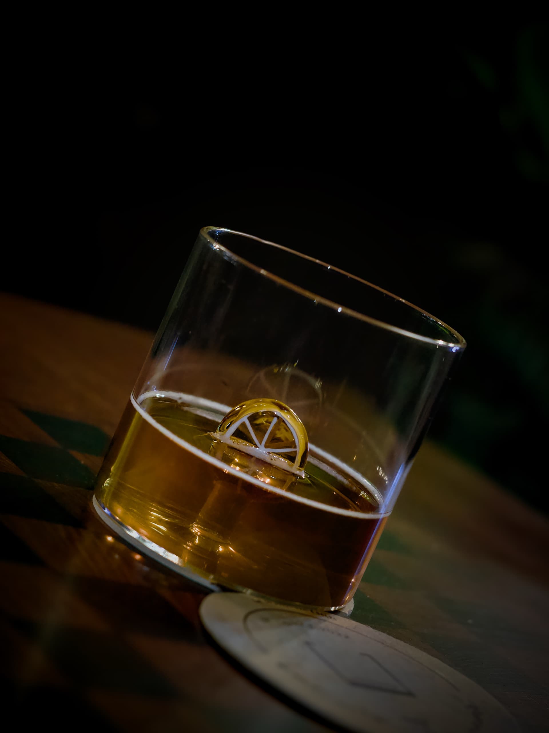 Old Fashioned con decorazione gold